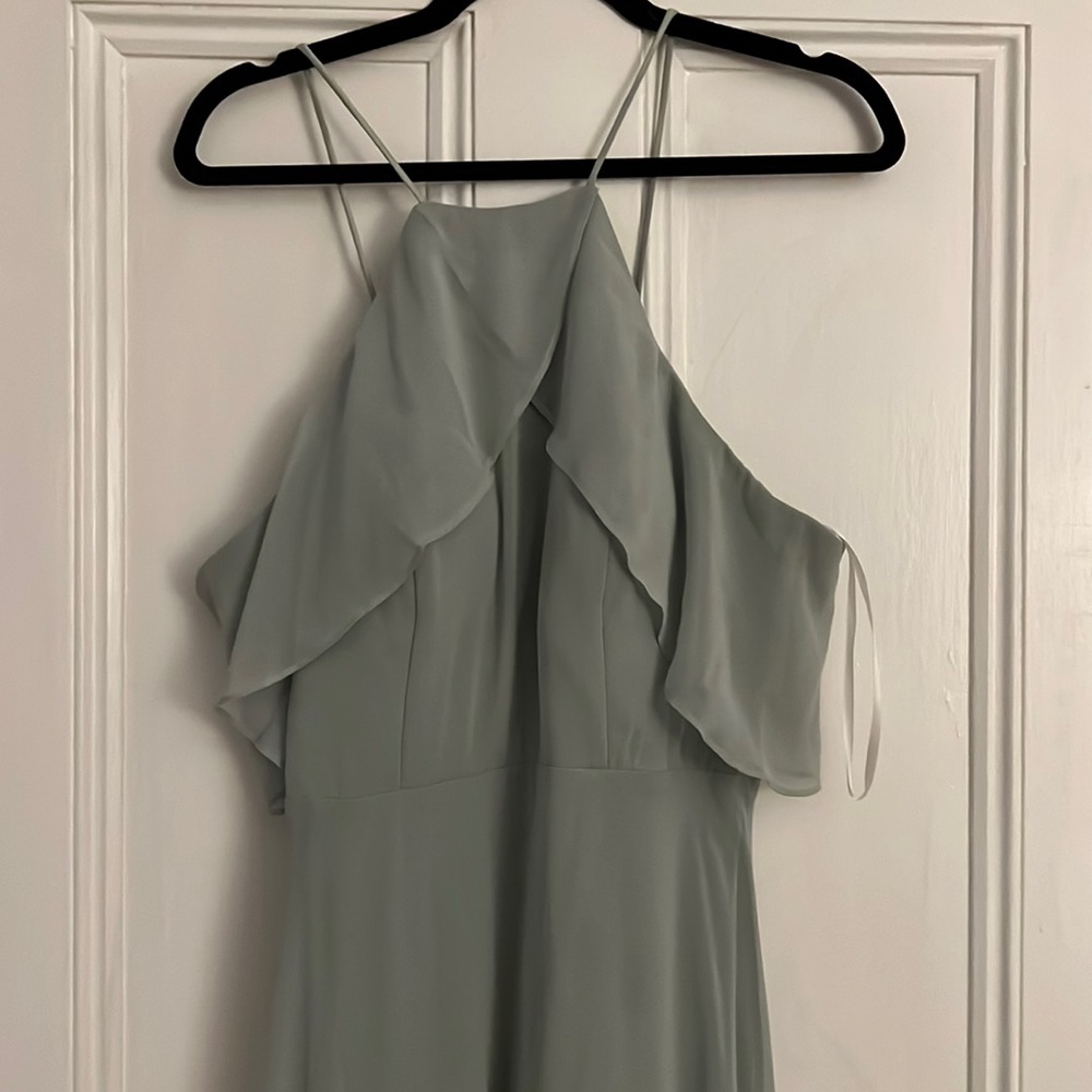 Birdy Gray Sage High Neck Dress